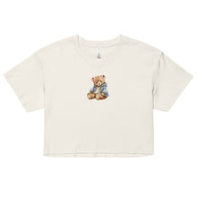 Load image into Gallery viewer, Teddy Bear Crop Tee