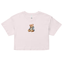 Load image into Gallery viewer, Teddy Bear Crop Tee