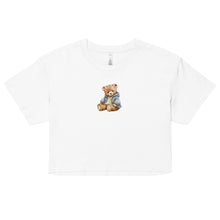 Load image into Gallery viewer, Teddy Bear Crop Tee